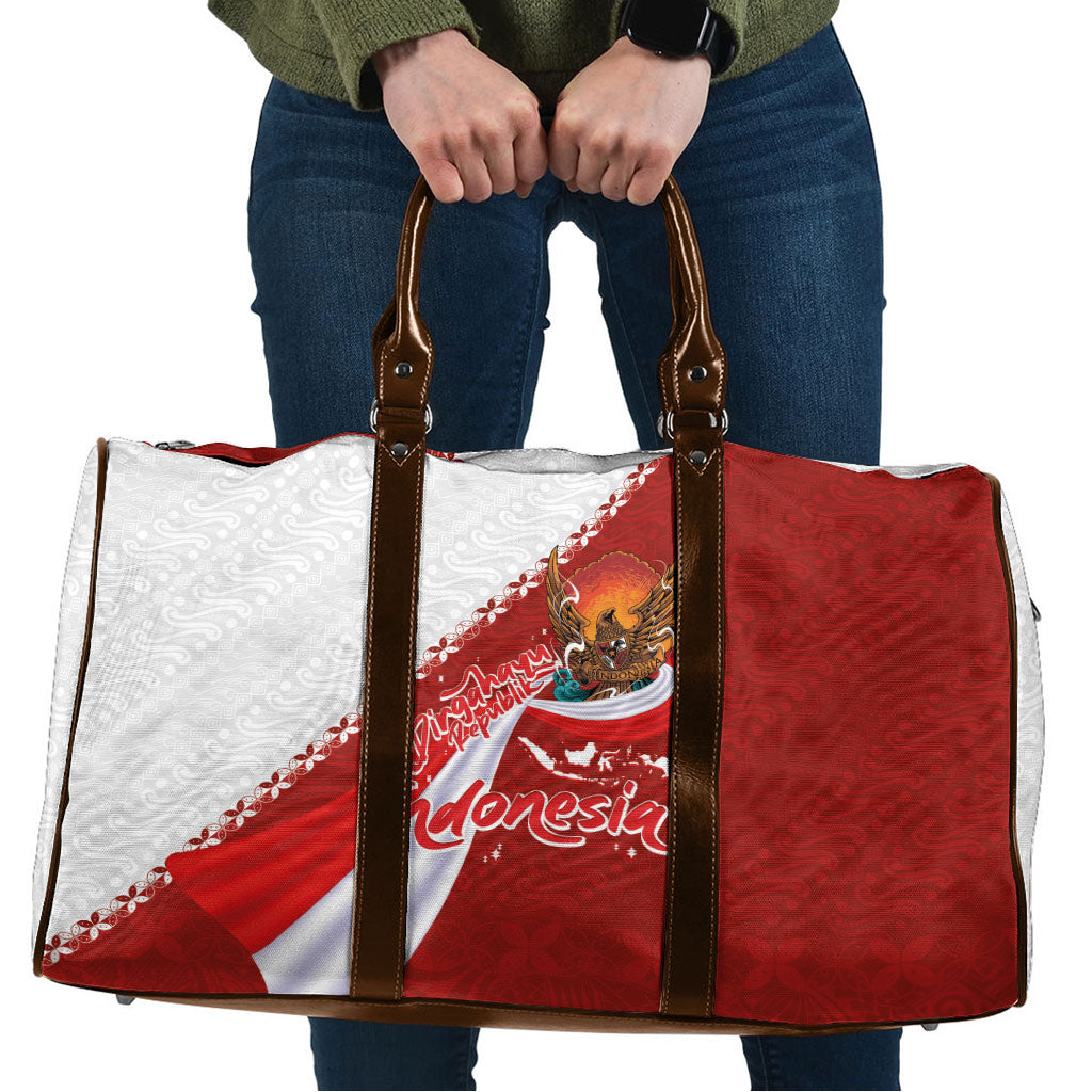 Indonesia Independence Day Travel Bag Dirgahayu-Long Live Indonesia