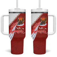 Indonesia Independence Day Tumbler With Handle Dirgahayu-Long Live Indonesia