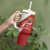 Indonesia Independence Day Tumbler With Handle Dirgahayu-Long Live Indonesia