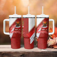 Indonesia Independence Day Tumbler With Handle Dirgahayu-Long Live Indonesia