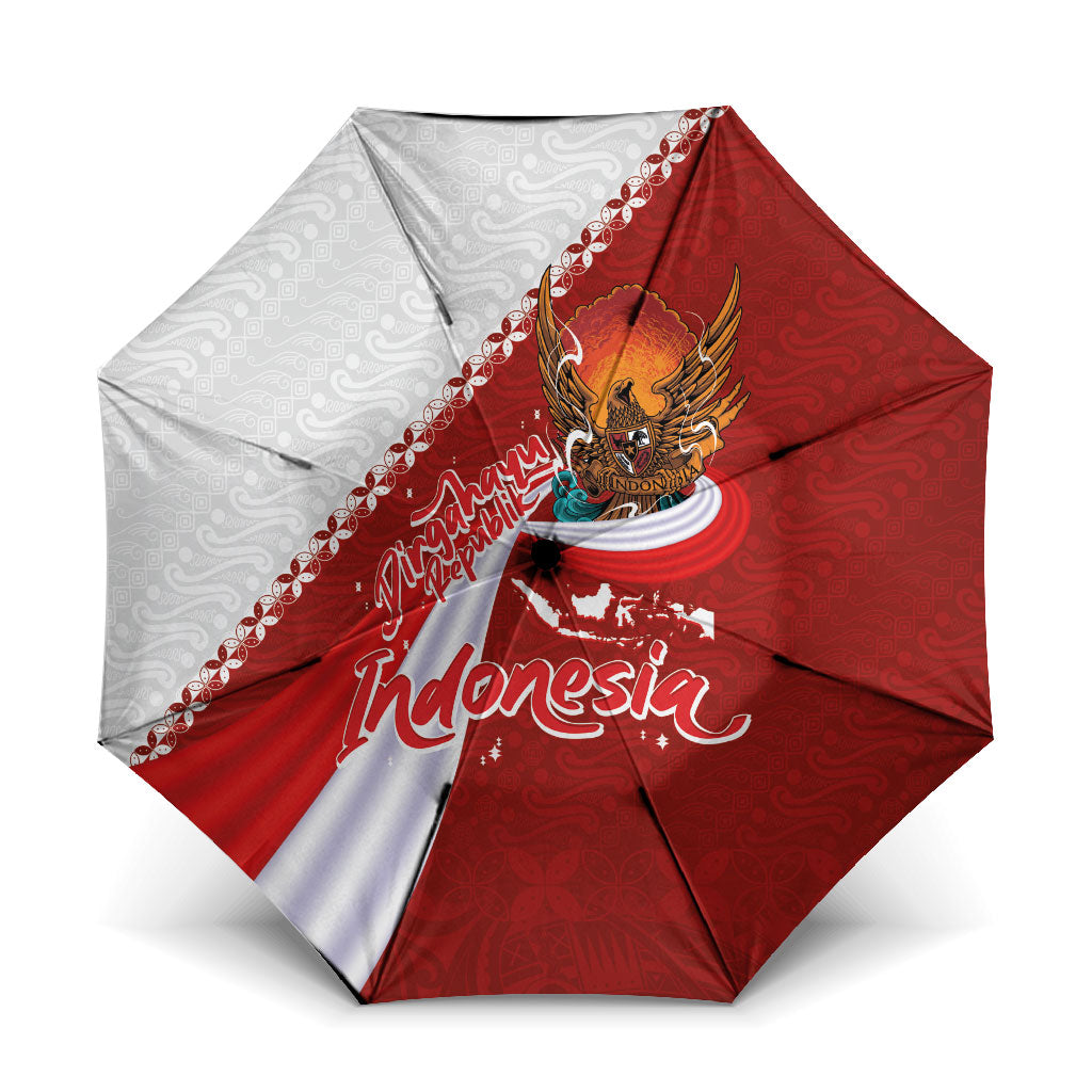 Indonesia Independence Day Umbrella Dirgahayu-Long Live Indonesia