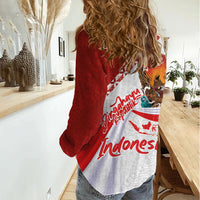 Indonesia Independence Day Women Casual Shirt Dirgahayu-Long Live Indonesia