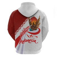 Indonesia Independence Day Zip Hoodie Dirgahayu-Long Live Indonesia