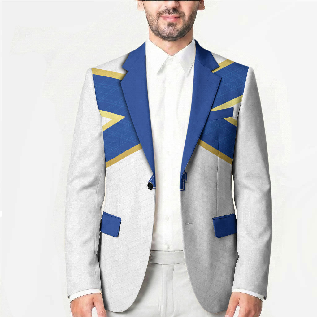 Scotland National Football Custom Blazer Flag-Inspired White Tartan Version