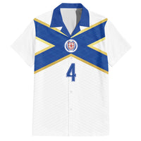 Scotland National Football Custom Hawaiian Shirt Flag-Inspired White Tartan Version