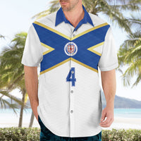 Scotland National Football Custom Hawaiian Shirt Flag-Inspired White Tartan Version