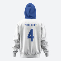 Scotland National Football Custom Hoodie Flag-Inspired White Tartan Version