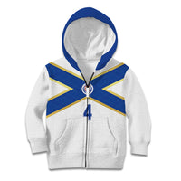 Scotland National Football Custom Kid Hoodie Flag-Inspired White Tartan Version