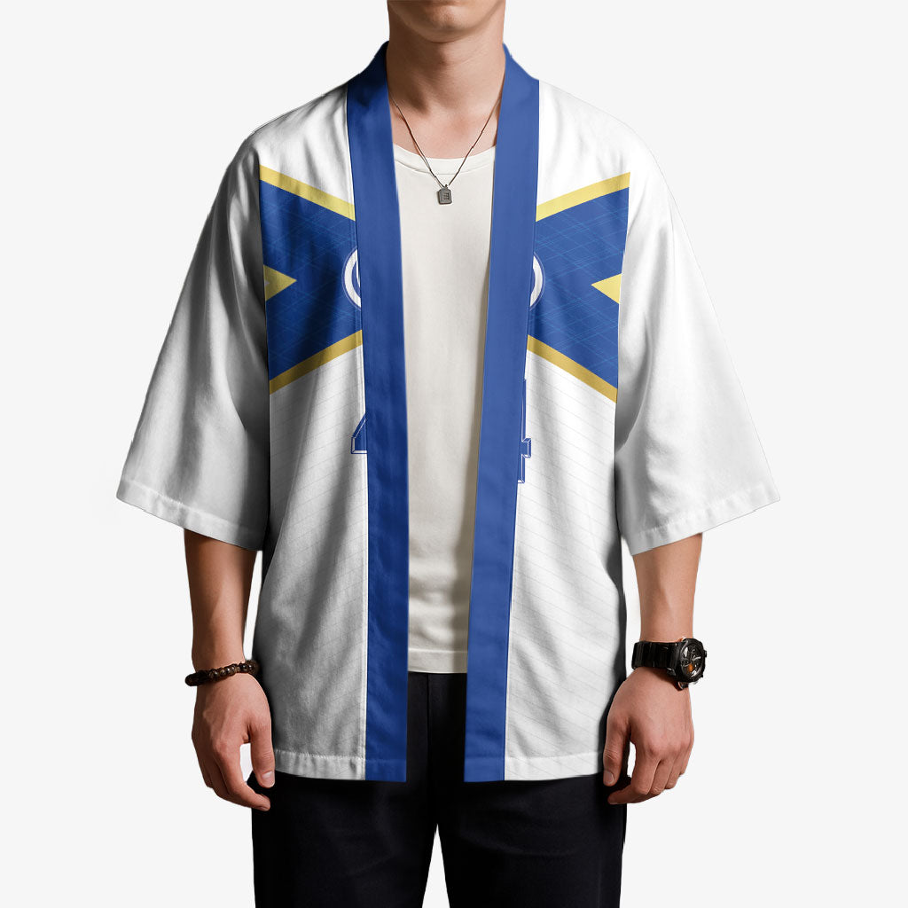 Scotland National Football Custom Kimono Flag-Inspired White Tartan Version