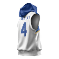 Scotland National Football Custom Sleeveless Hoodie Flag-Inspired White Tartan Version