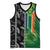 Custom Aotearoa South Africa Rugby Freedom Cup Basketball Jersey Maori Silver Fern Art and Sporty Flag SA - Wonder Print Shop