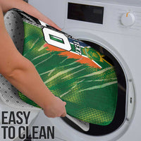 Custom Aotearoa South Africa Rugby Freedom Cup Bathroom Set Maori Silver Fern Art and Sporty Flag SA - Wonder Print Shop