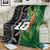 Custom Aotearoa South Africa Rugby Freedom Cup Blanket Maori Silver Fern Art and Sporty Flag SA - Wonder Print Shop