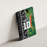 Custom Aotearoa South Africa Rugby Freedom Cup Canvas Wall Art Maori Silver Fern Art and Sporty Flag SA - Wonder Print Shop