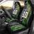 Custom Aotearoa South Africa Rugby Freedom Cup Car Seat Cover Maori Silver Fern Art and Sporty Flag SA - Wonder Print Shop