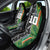 Custom Aotearoa South Africa Rugby Freedom Cup Car Seat Cover Maori Silver Fern Art and Sporty Flag SA - Wonder Print Shop