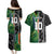 Custom Aotearoa South Africa Rugby Freedom Cup Couples Matching Puletasi and Hawaiian Shirt Maori Silver Fern Art and Sporty Flag SA - Wonder Print Shop