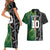 Custom Aotearoa South Africa Rugby Freedom Cup Couples Matching Short Sleeve Bodycon Dress and Hawaiian Shirt Maori Silver Fern Art and Sporty Flag SA - Wonder Print Shop