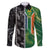 Custom Aotearoa South Africa Rugby Freedom Cup Family Matching Puletasi and Hawaiian Shirt Maori Silver Fern Art and Sporty Flag SA - Wonder Print Shop