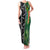 Custom Aotearoa South Africa Rugby Freedom Cup Family Matching Tank Maxi Dress and Hawaiian Shirt Maori Silver Fern Art and Sporty Flag SA - Wonder Print Shop