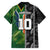 Custom Aotearoa South Africa Rugby Freedom Cup Hawaiian Shirt Maori Silver Fern Art and Sporty Flag SA - Wonder Print Shop