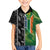 Custom Aotearoa South Africa Rugby Freedom Cup Hawaiian Shirt Maori Silver Fern Art and Sporty Flag SA - Wonder Print Shop