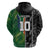 Custom Aotearoa South Africa Rugby Freedom Cup Hoodie Maori Silver Fern Art and Sporty Flag SA - Wonder Print Shop