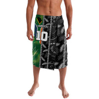 Custom Aotearoa South Africa Rugby Freedom Cup Lavalava Maori Silver Fern Art and Sporty Flag SA - Wonder Print Shop