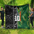Custom Aotearoa South Africa Rugby Freedom Cup Quilt Maori Silver Fern Art and Sporty Flag SA - Wonder Print Shop