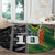 Custom Aotearoa South Africa Rugby Freedom Cup Round Carpet Maori Silver Fern Art and Sporty Flag SA - Wonder Print Shop