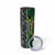 Custom Aotearoa South Africa Rugby Freedom Cup Skinny Tumbler Maori Silver Fern Art and Sporty Flag SA - Wonder Print Shop
