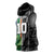 Custom Aotearoa South Africa Rugby Freedom Cup Sleeveless Hoodie Maori Silver Fern Art and Sporty Flag SA - Wonder Print Shop