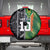 Custom Aotearoa South Africa Rugby Freedom Cup Spare Tire Cover Maori Silver Fern Art and Sporty Flag SA - Wonder Print Shop