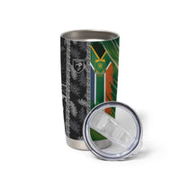 Custom Aotearoa South Africa Rugby Freedom Cup Tumbler Cup Maori Silver Fern Art and Sporty Flag SA - Wonder Print Shop