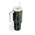 Custom Aotearoa South Africa Rugby Freedom Cup Tumbler With Handle Maori Silver Fern Art and Sporty Flag SA - Wonder Print Shop