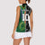 Custom Aotearoa South Africa Rugby Freedom Cup Women Sleeveless Polo Shirt Maori Silver Fern Art and Sporty Flag SA - Wonder Print Shop