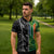 Custom Aotearoa South Africa Rugby Freedom Cup Zipper Polo Shirt Maori Silver Fern Art and Sporty Flag SA - Wonder Print Shop