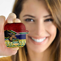 South Africa Rugby AirPods Case Go Bokke-Amabokoboko Spirit - Wonder Print Shop