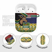 South Africa Rugby AirPods Case Go Bokke-Amabokoboko Spirit - Wonder Print Shop