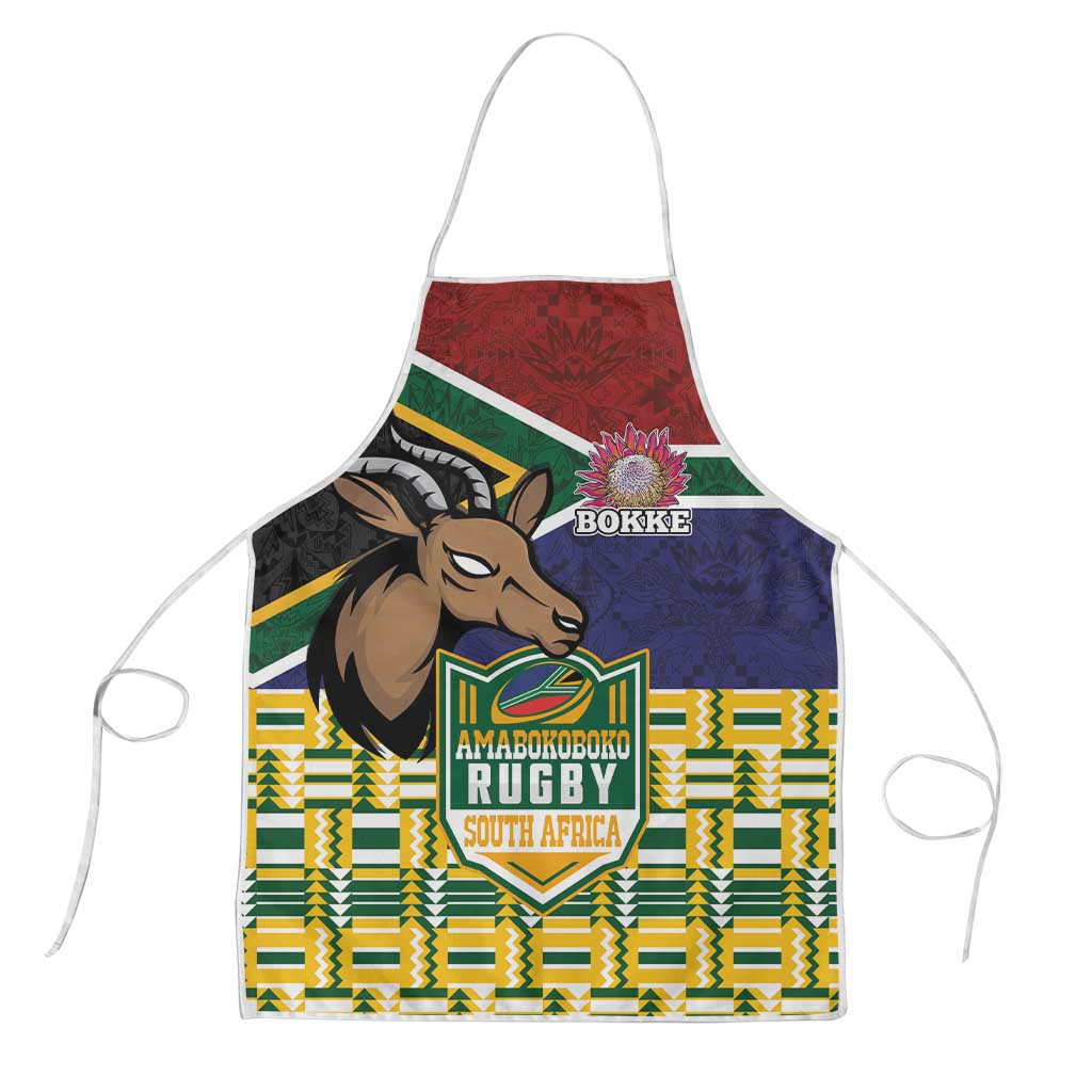 South Africa Rugby Apron Go Bokke-Amabokoboko Spirit - Wonder Print Shop