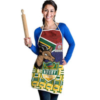 South Africa Rugby Apron Go Bokke-Amabokoboko Spirit - Wonder Print Shop
