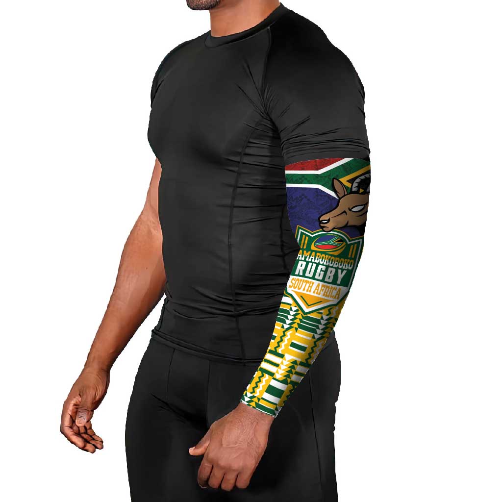 South Africa Rugby Arm Sleeves Go Bokke-Amabokoboko Spirit - Wonder Print Shop