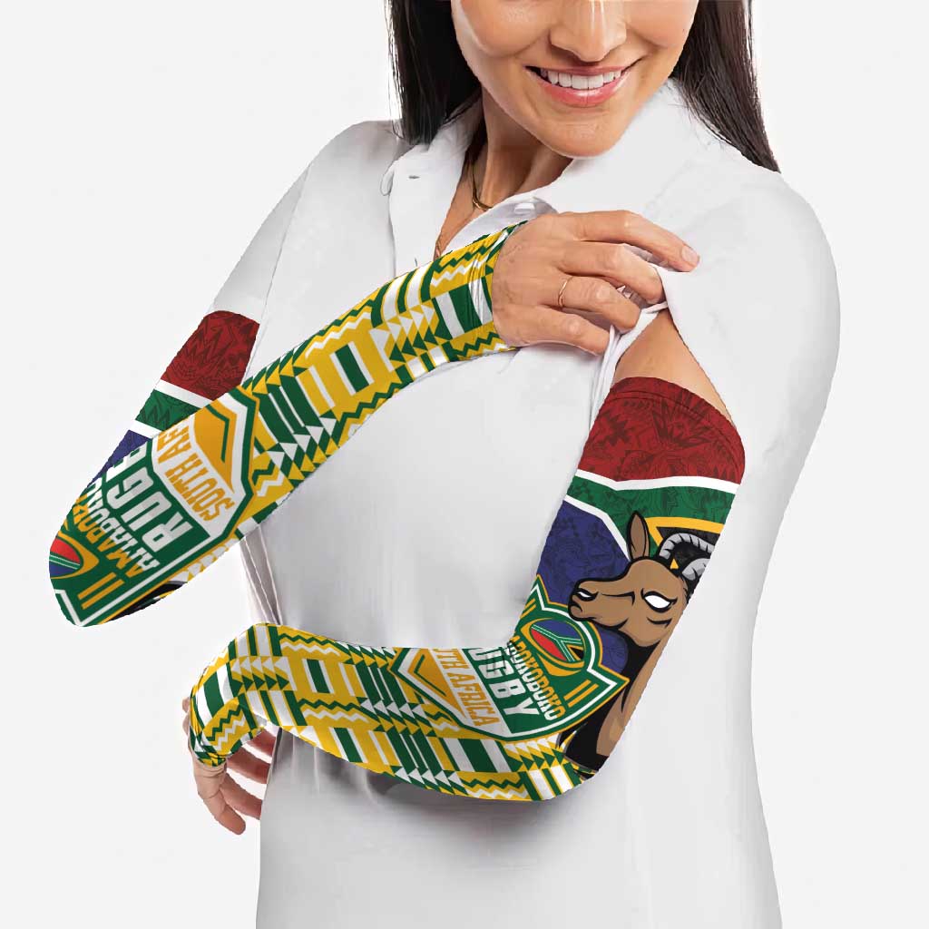 South Africa Rugby Arm Sleeves Go Bokke-Amabokoboko Spirit - Wonder Print Shop