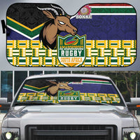 South Africa Rugby Auto Sun Shade Go Bokke-Amabokoboko Spirit - Wonder Print Shop