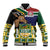 South Africa Rugby Baseball Jacket Go Bokke-Amabokoboko Spirit - Wonder Print Shop