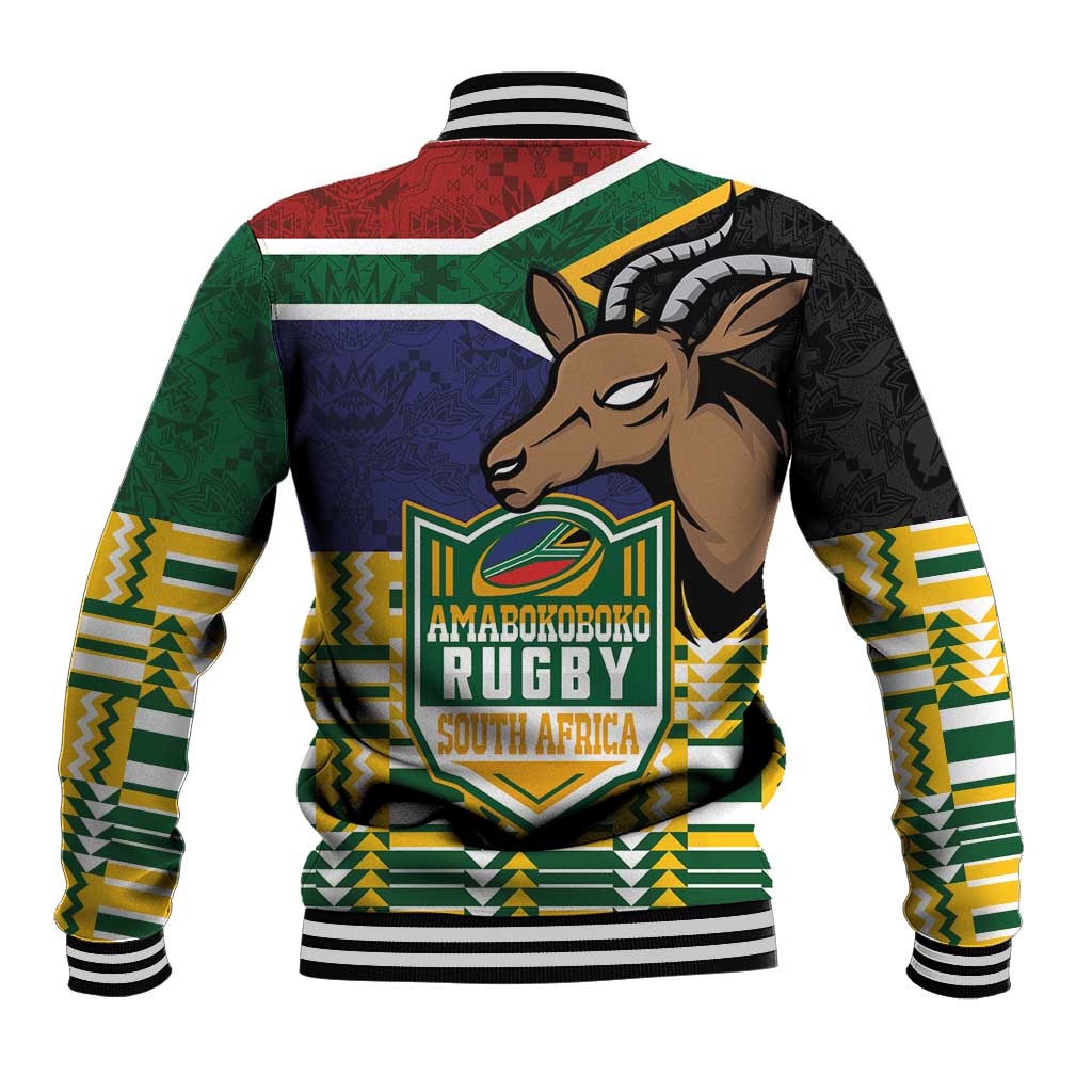 South Africa Rugby Baseball Jacket Go Bokke-Amabokoboko Spirit - Wonder Print Shop