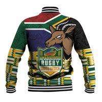 South Africa Rugby Baseball Jacket Go Bokke-Amabokoboko Spirit - Wonder Print Shop