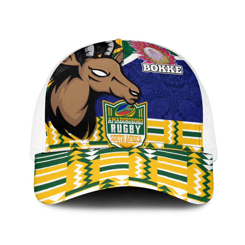 South Africa Rugby Baseball Net Cap Go Bokke-Amabokoboko Spirit - Wonder Print Shop