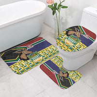 South Africa Rugby Bathroom Set Go Bokke-Amabokoboko Spirit - Wonder Print Shop