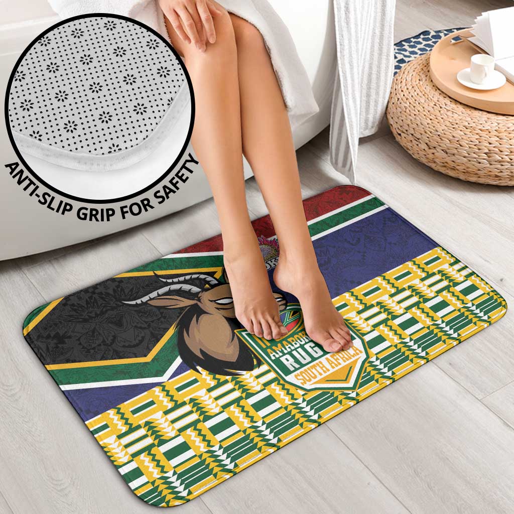 South Africa Rugby Bathroom Set Go Bokke-Amabokoboko Spirit - Wonder Print Shop
